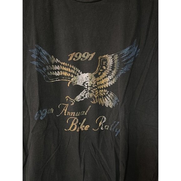 Adult Size S Adam Levine Branded Distressed Bike Rally Shirt - Picture 3 of 6